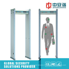 Écran LCD 50 Bandes de travail Intelligent Alarm Metal Detector Gate